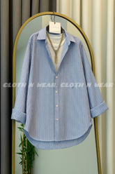 BLUE LINING BUTTON DOWN SHIRT